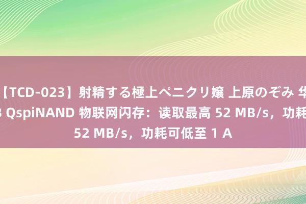 【TCD-023】射精する極上ペニクリ嬢 上原のぞみ 华邦推出 1GB QspiNAND 物联网闪存：读取最高 52 MB/s，功耗可低至 1 A