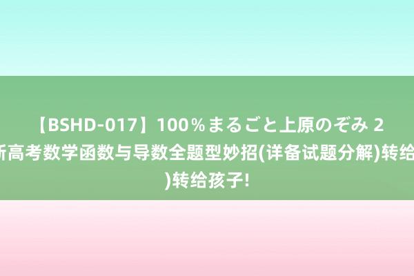 【BSHD-017】100％まるごと上原のぞみ 2025新高考数学函数与导数全题型妙招(详备试题分解)转给孩子!