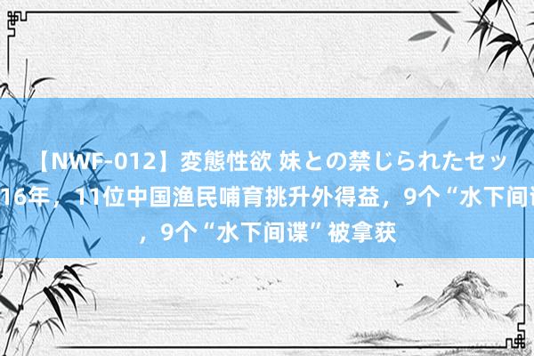 【NWF-012】変態性欲 妹との禁じられたセックス。 2016年，11位中国渔民哺育挑升外得益，9个“水下间谍”被拿获